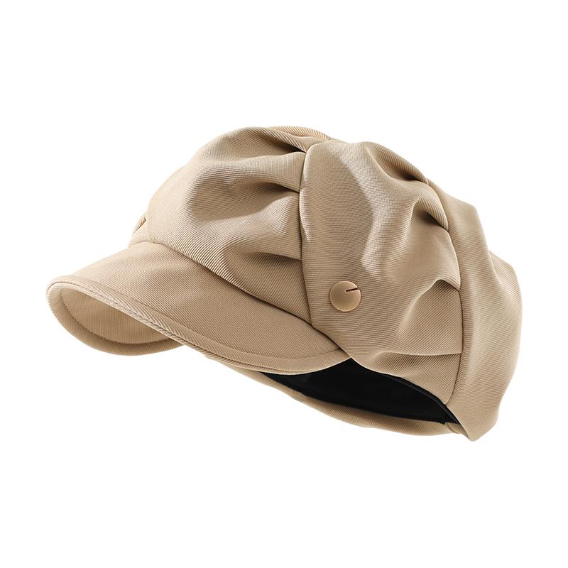 Vintage Style Curved Brim Spring Autumn Outdoor Fashion Women Cap Ladies Beret Hat