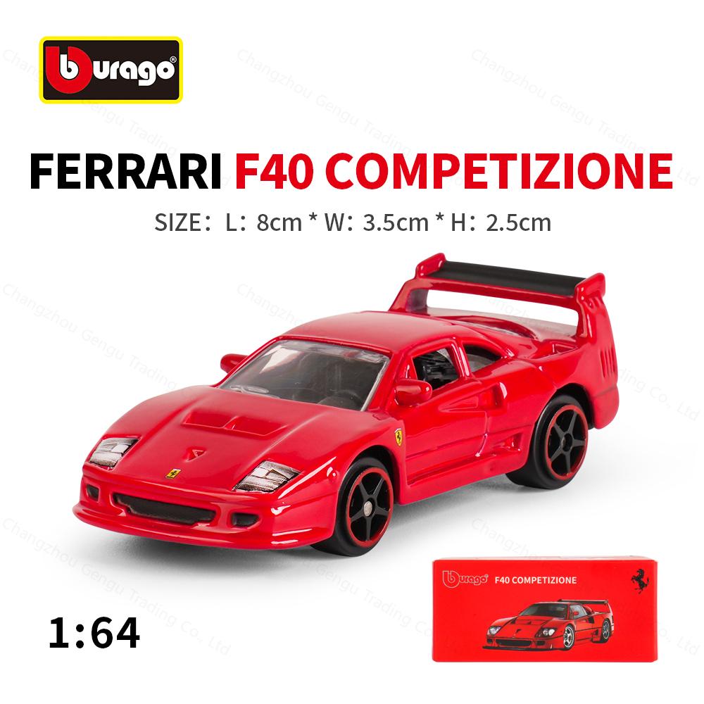 Bburago 1:64 Ferrari 812 Daytona SP3 SF90 SP1 F40 488GTB 599GTO ENZO Véhicules Statiques Moulés sous Pression Objets de Collection Loisirs Modèle Voiture Jouets