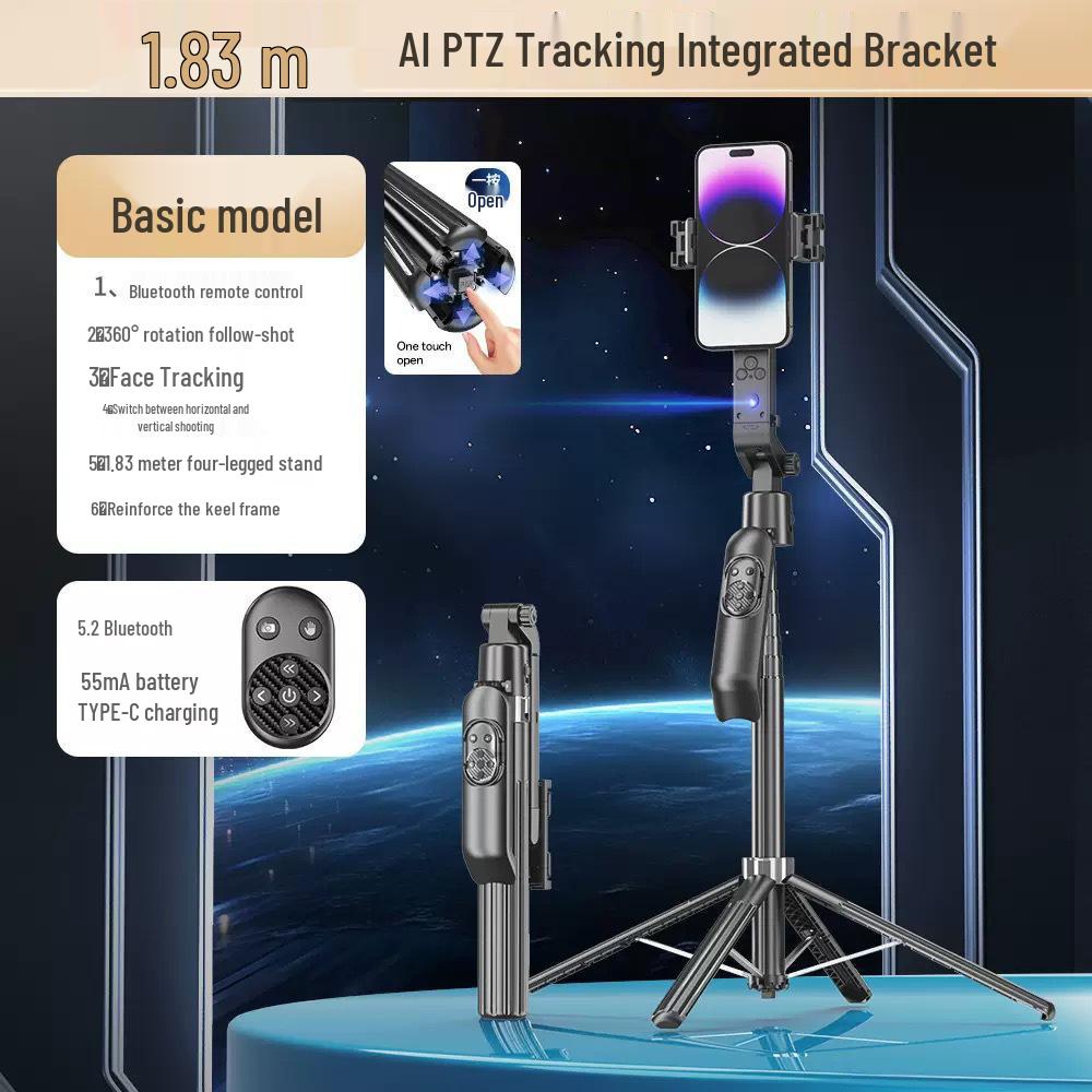 

Q565 Phone Selfie Stick: Extendable Stabilizer & Face Recognition Gimbal