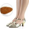 Zapatos de Baile Cuadrado Cotillón para Adultos con Tacón Alto y Suela Suave para Mujer Sandalias de Verano