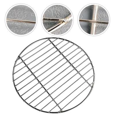 Round Grill Net Household Mat Metal Mesh Barbecue Stainless Steel Baking Bbq Pad