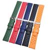 LAIHE 20mm 22mm Tropical Sport Waterproof Breathable Diving Watchband TPU Rubber Wrist Watch Bands