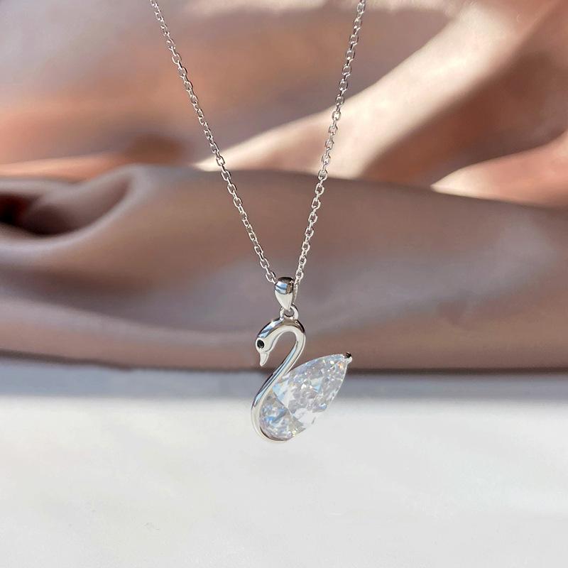 S925 Silver Classic Crystal Choker Necklace Pendant for Women 14K Gold Plated Necklaces Wedding Party Jewelry Gift