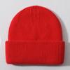 Custom Wool Beanie Hats for Women Luxury Warm Lambs Wool Knitted Winter Bennie for Business Travel Hand Drawn Logo