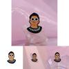 Metal Fashionforward Alloy Cartoon Brooch Stylish Letter Pin For Everyday Wear