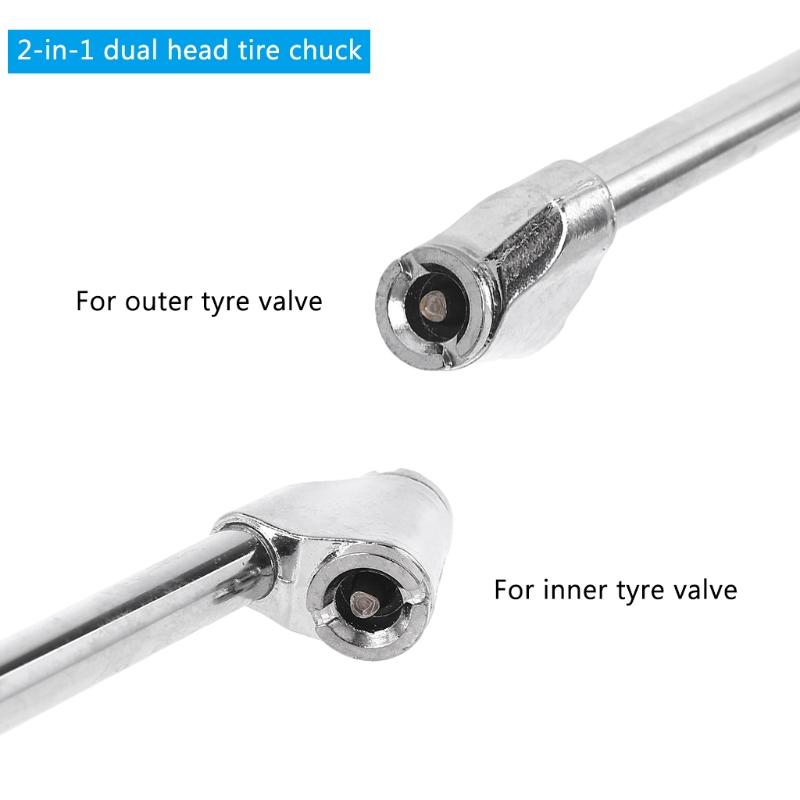 2 Way Connection Heavy Duty Air Chuck Set-1/4 Inch Female NPT Dual for Head Air Chuck Tire Inflator Gauge & Air Compress