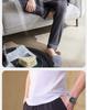 Xuan Liang Sleepwear Men's Summer Modal Short Sleeved Shorts Long Pants Three Piece Set High End Cool Feel Large Home Clothes