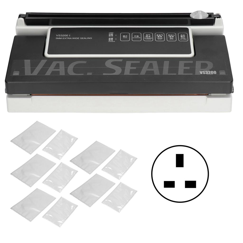 170W 5mm Vacuum Sealing Machine with 180ml Bag Multifunctional Food Packing Machine Vacuum SealerUS