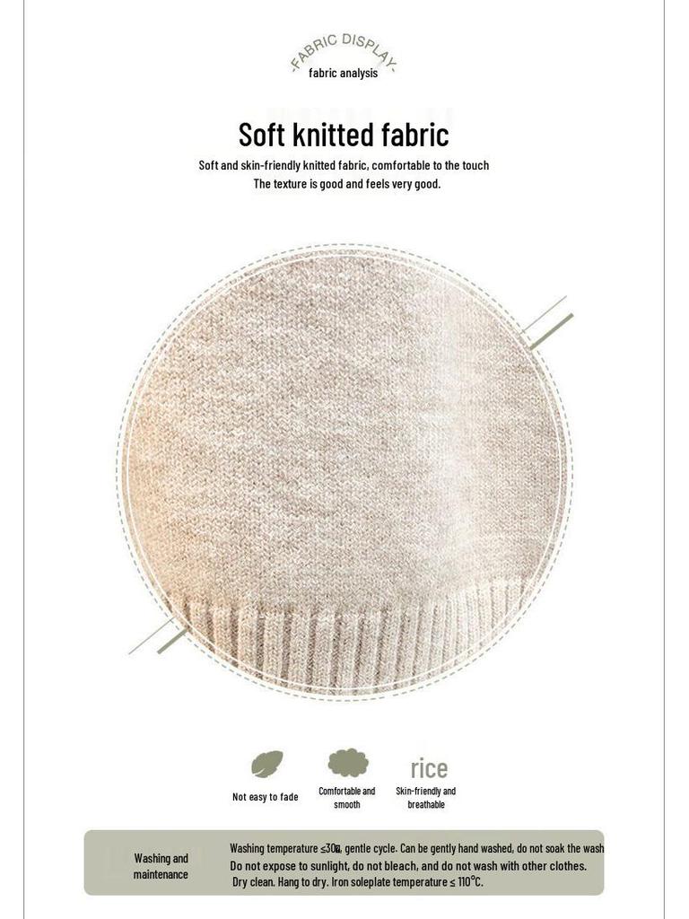 Knitted V-Neck Sleeveless Women's Cardigan Sweater - Korean Style, Loose Fit for Spring/Fall/Winter.