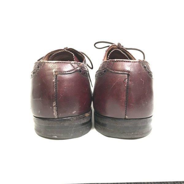 Vintage Model/ALDEN 929/Polobrogové boty s křidélkovou špičkou/9B/D/26.5-27.0cm/Načervenale hnědá/(POUŽITÝ)