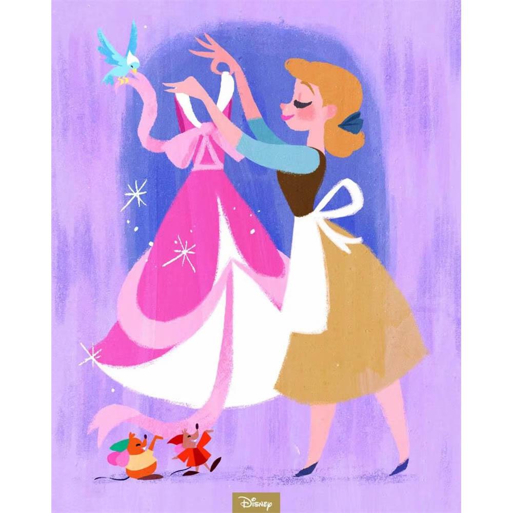 Disney Classic Princess Collection Q Version 5D Diamond Painting Full of Diamonds DIY Handmade Diamond Painting Cartoon Decorative Painting Kit