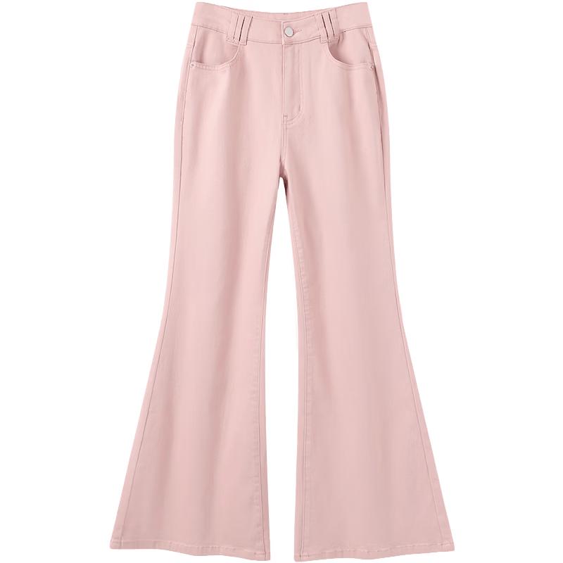 Baitu Women s Denim Micro-Flare Jeans M