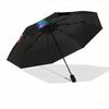 Colorful Butterfly Wallpaper for iPhone, HD Quality DesignUmbrella, Cute Umbrella with Cute Design, Portable 3-Fold Compact Umbrella for Men & Women,