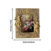 Ornate Picture Frame, European Photo Frame Ornament Tabletop Wall Hanging Holder for Bedroom