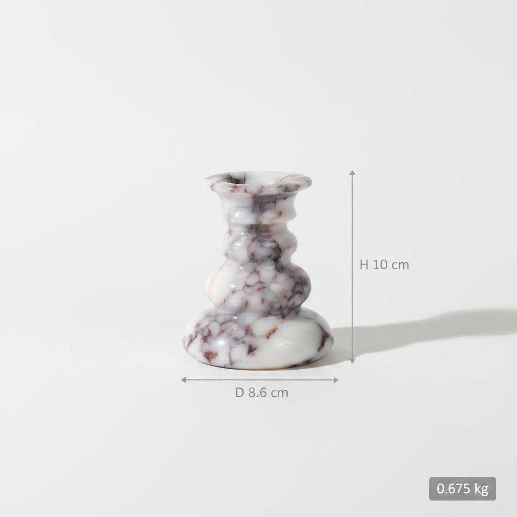 Luxury Marble Candle Holder Natural Stone Candlestick Holder Modern Home Table Decor for Wedding Dining Room