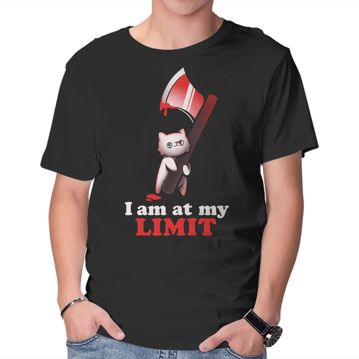 Unisex Crew Neck T-Shirt At My Limit Graphic Short Sleeve Casual Tee XXXL