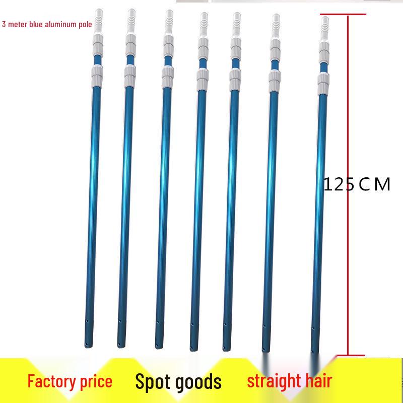 Aluminium Pool- & Teichkescher zum Entfernen von Blättern - Verdickt, verschlüsselt zur Tief- & Flachwasserreinigung