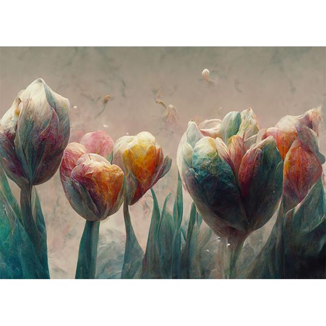 Abstract Flower Surrealism Artist Prints Poster Canvas Painting Modern Wall Art Pictures For Living Room Bedroom Home Decoration