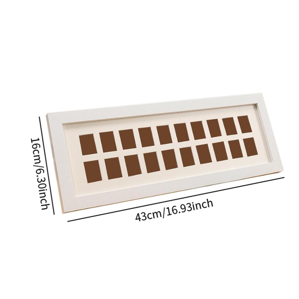 Picture Frame with Transparent Glass Display Tabletop Ornament for Home Decoration Photo Frame Standing