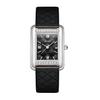 Women Watch Business Diamond Waterproof studded Large Dial Square Steel Strip Calendar Ladies Fashion Quartz Wristwatches