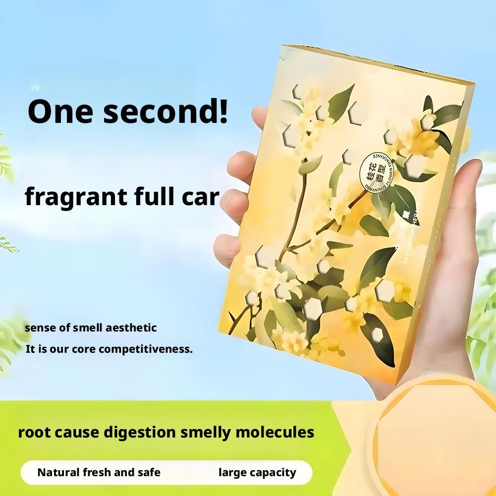 Multifunctional Car Solid Perfume Lasting Air Freshener Auto Collection Aromatherapy Car Decorative Ornaments Premium Fragr L8V4