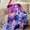1pc Easy-Care Kpop Demon Hunters Blanket, Perfect for Couch, Bed, Home, Travel & More, Warm & Durable Printed Blanket
