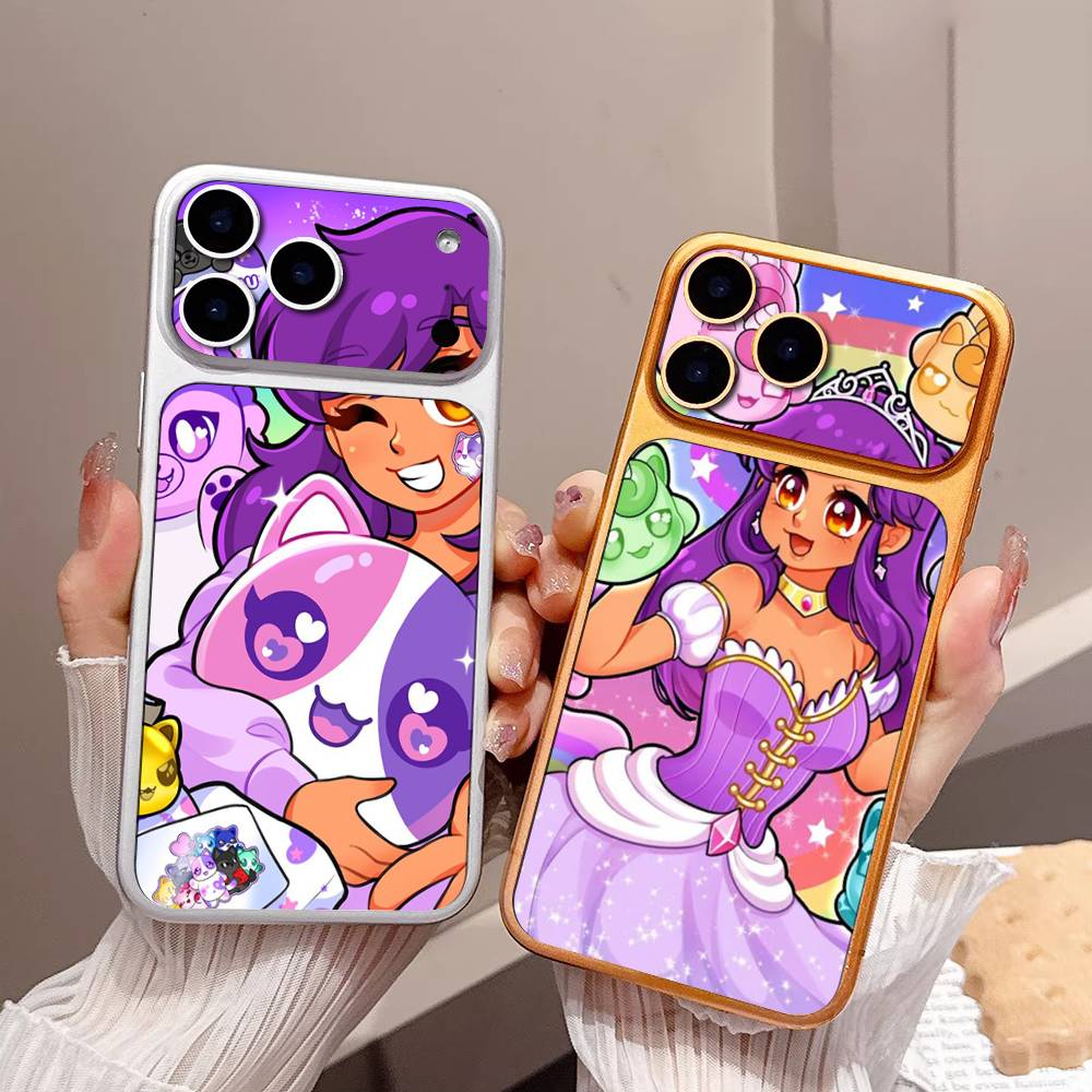 Aphmau Cute Girl Funny For Apple IPhone 17 Pro 17 Pro Max Back Cover Decal Wrap Skin Colorful Rear Protective Sticker Film