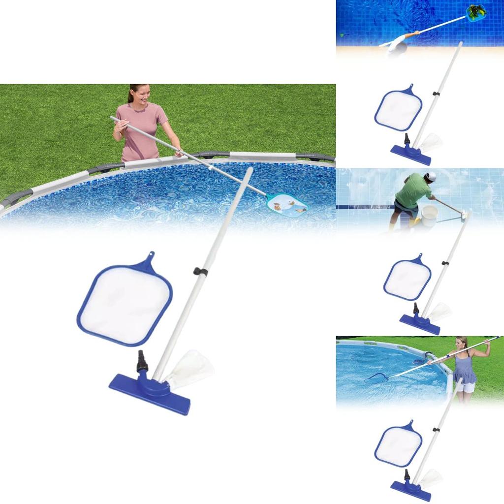 Bestway Inflatable Pool Cleaning Kit With Telescopic Pole For Water Maintenance