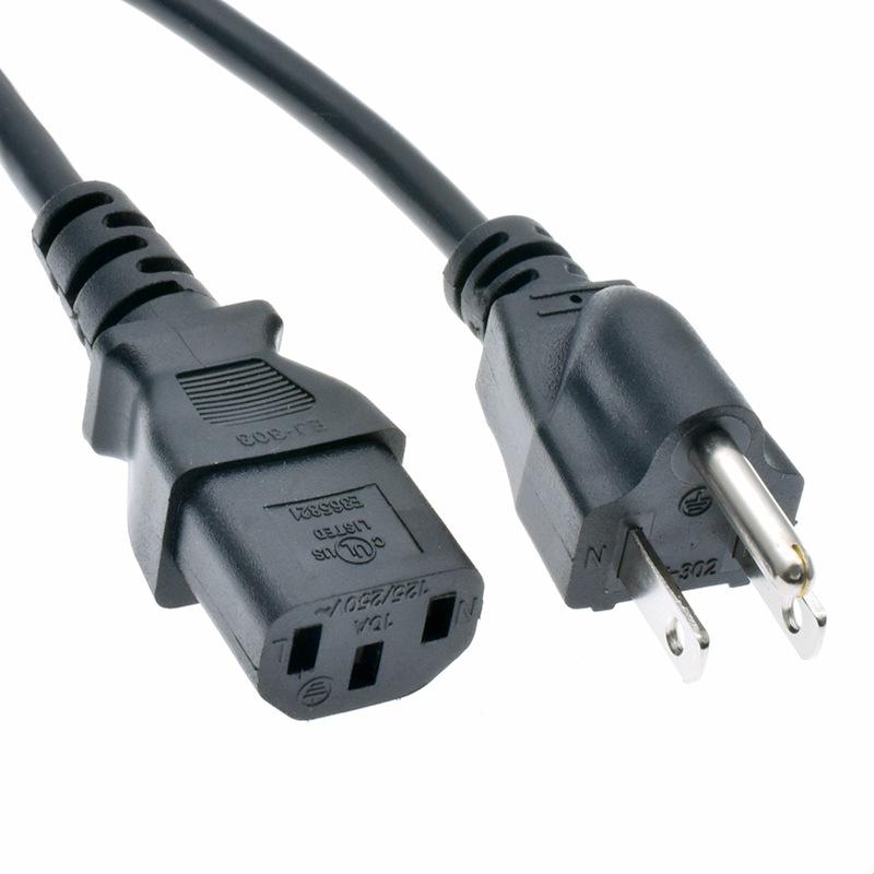 Winkel US-Dreipol-Netzkabel UL5-15P Amerikanischer 10A/13A/15A Dreipoliger Stecker Verlängerung