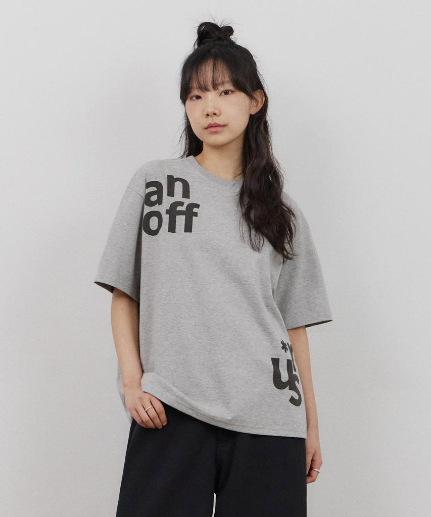 URBANSTOFF Shift Letter Tee (Melange)