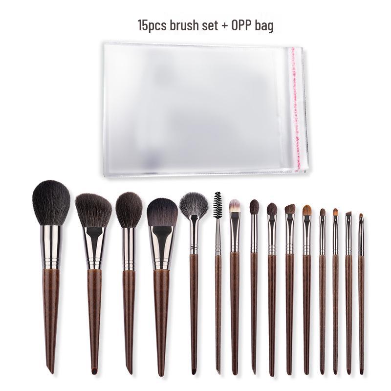 22-teiliges professionelles Tierhaar-Make-up-Pinselset für Maskenbildner