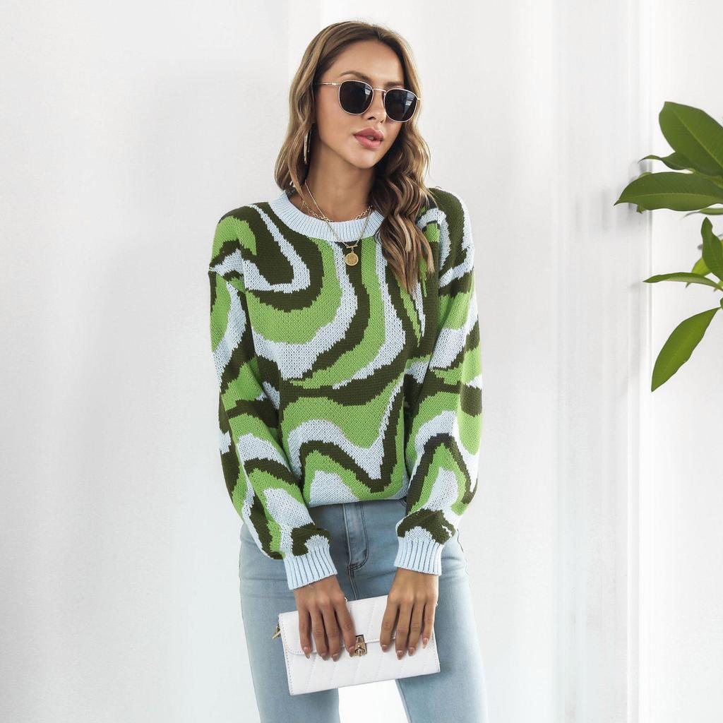 Autumn New Women's Loose Autumn/Winter Long Sleeve Casual Knitwear
