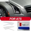 2 Pcs Car Headlight Protective Film Headlamp Transparent Black TPU Sticker For Cadillac CT6 XT4 XT5 XT6 XTS ATS Accessories