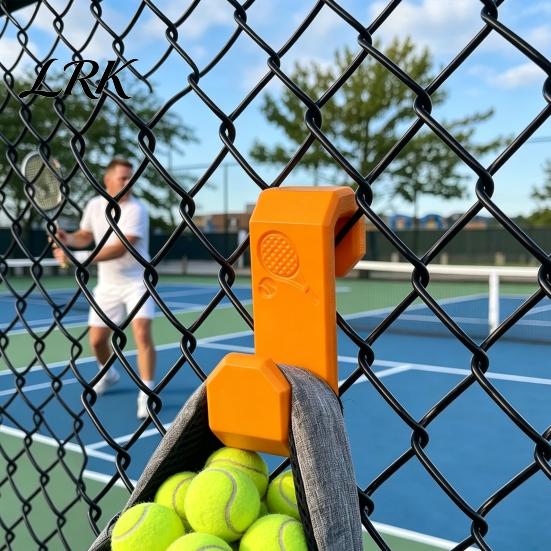 One-piece Printed Hook Up, 3D Outdoor Tennis Hook, Waterproof Sun-Proof Strong Load-Bearing Design Load-bearing Click-in Fence for Hanging Water