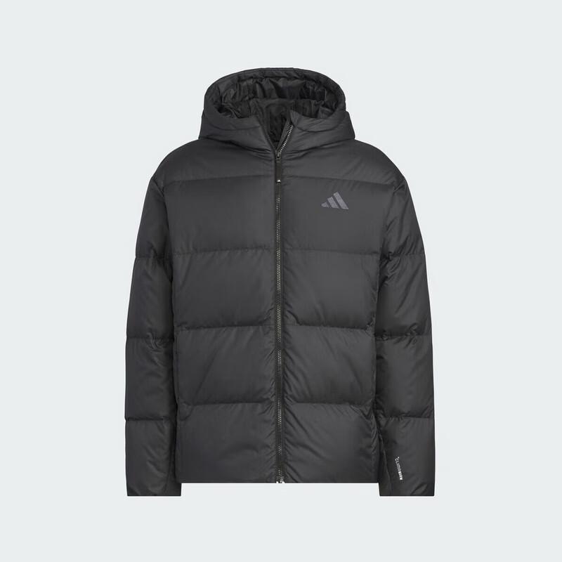 adidas Men's Basic Down Hooded Short Jacket KC2478
