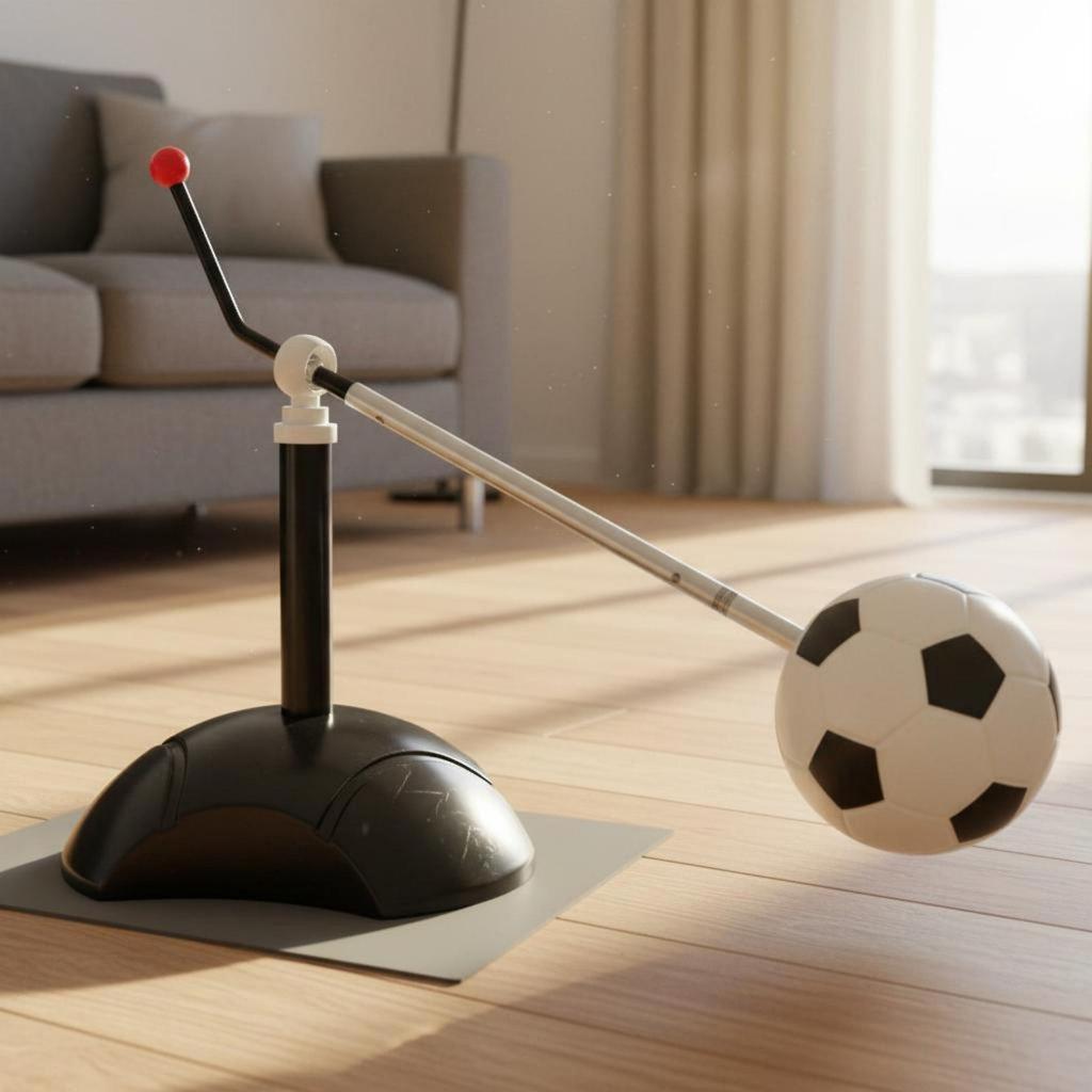 Eco-friendly Plastic Football Trainer Degree Rotational Soccer Kick Tool for