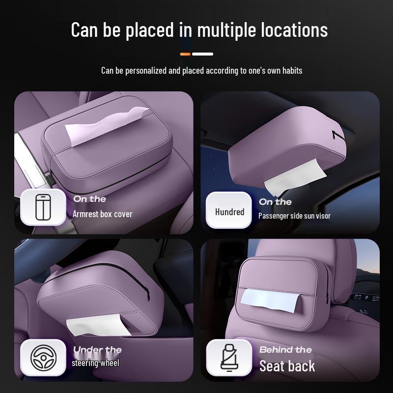 Xiaopeng P7 Tissue Box: Seat Armrest Accessory for Car Interior Decoration