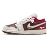 Air Jordan 1 Heart Pounding Love Confession Vintage Basketball Shoes Unisex Red White IR7600-211(Team932-)