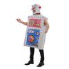 Erwachsene Männer Roboter Kostüm Halloween Damen Lustige Schwamm Roboter Cosplay im Angebot