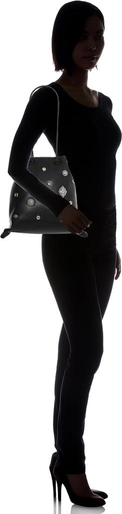 Studded Bonded Shoulder Bag