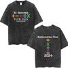 Washed Vintage Ed Sheeran Play Graphic Tshirt Men Women Hip Hop Fashion Pop Music T Shirts Mens Gothic Oversized Streetwear