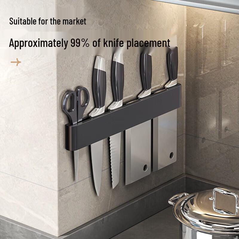 Jibaiju Multifunctional Wall-Mounted Kitchen Knife Holder