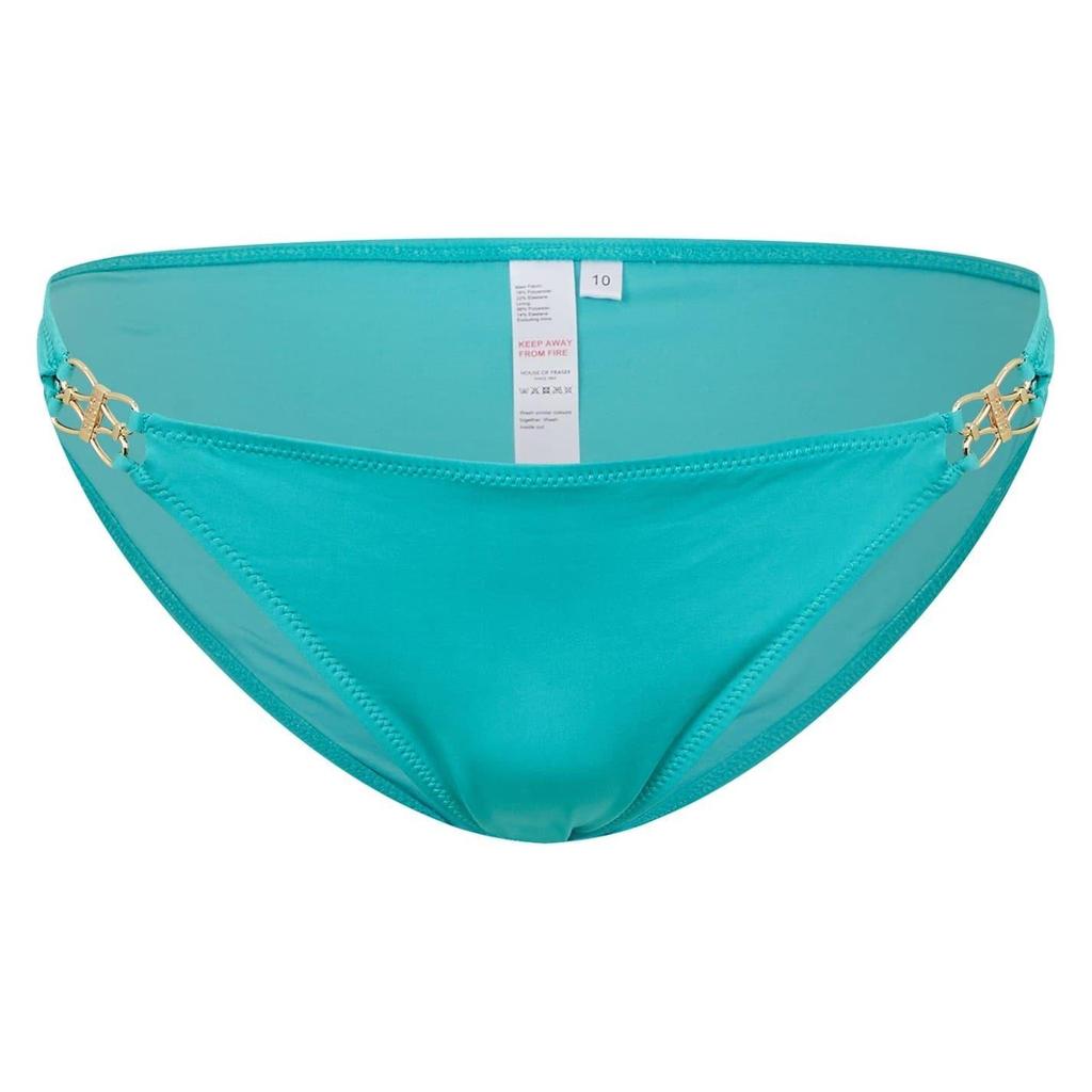 Biba Womens/Ladies Kayla Gold Ring Mid Rise Bikini Bottoms
