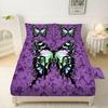 Beautiful Butterfly Pattern Mattress Four-Piece Bedding Set Mattress Bedroom Dormitory Bedding