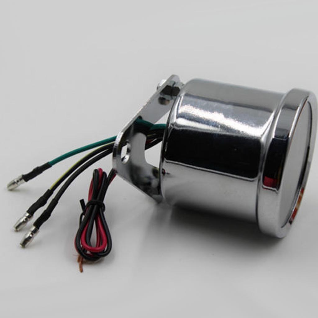 Universal Motorcycle Dual Odometer Speedometer Gauge For Honda Yamaha