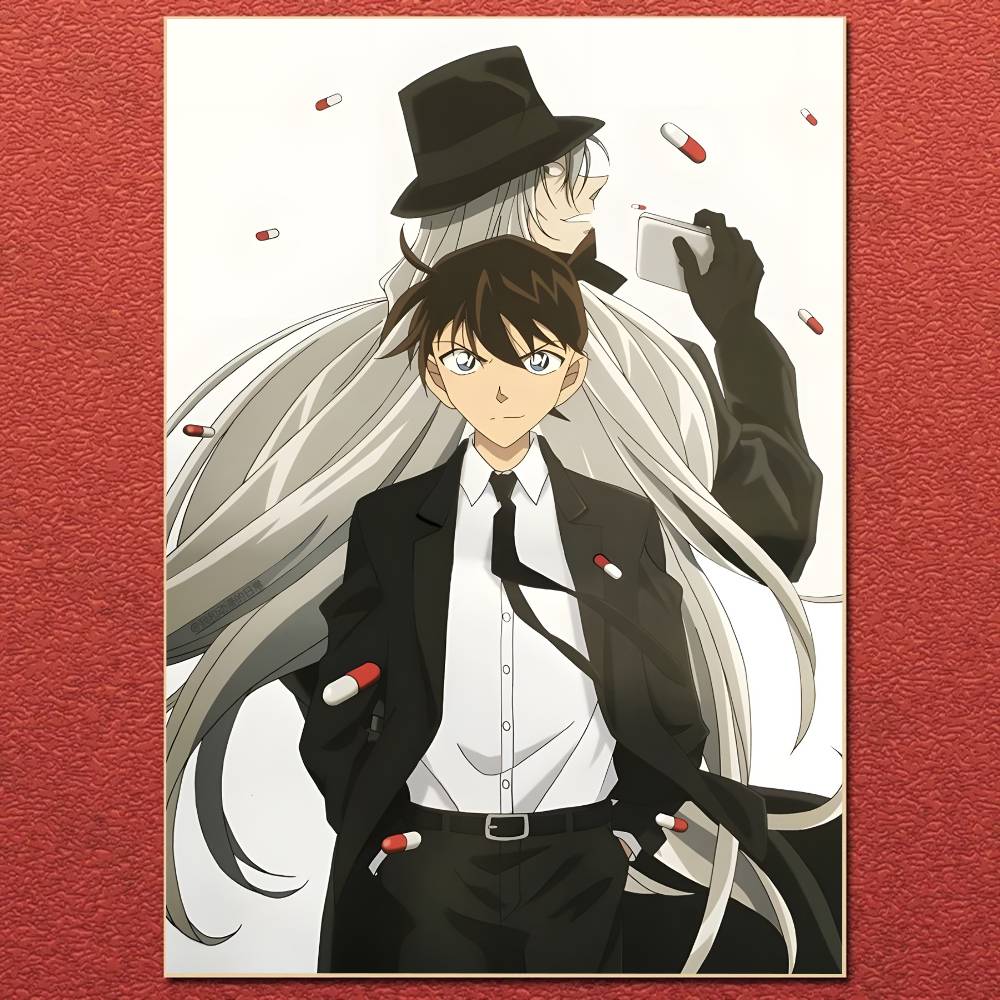 D-DETECTIVE Conan ANIME Poster Leinwandbild Poster Mit Drucken Haus Schlafzimmer Wohnzimmer Dekoration Geschenk
