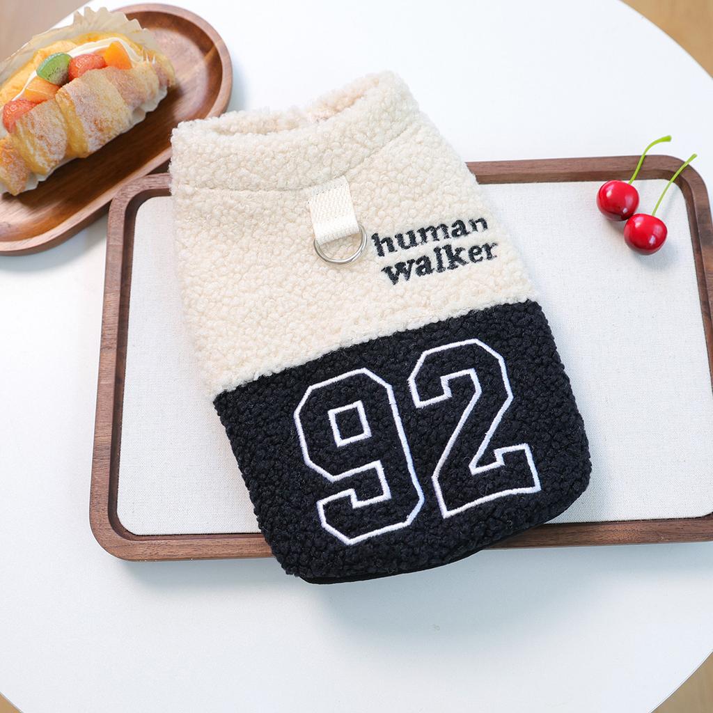 Pet clothes autumn and winter new small dogs puppies happy dogs and cats warm and comfortable walking little pioneer vest