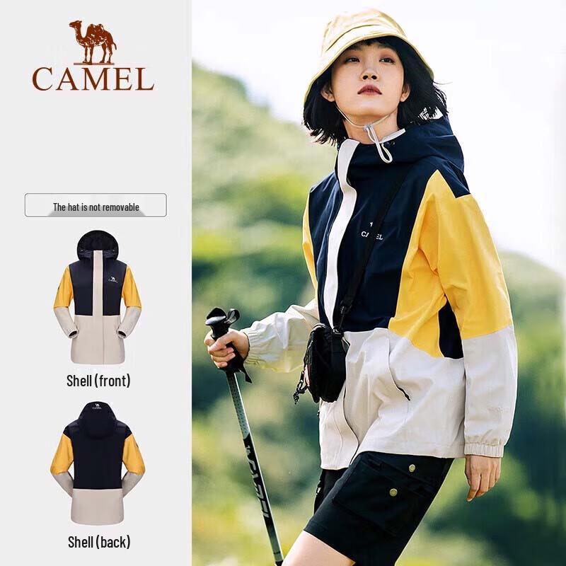 CAMEL Women's Single Layer Windbreaker Jacket
