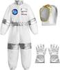 Halloween Costume for Space Astronaut Cosplay Set [Suerba] Kids, Suit, Costume, 3-Piece (L (120-130CM))