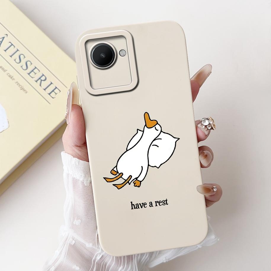 Per Custodia Realme C30 Cover RealmeC30 Nuova Moda Dipinta Morbido Silicone Cover Posteriore Per Realme C30S C 30 Narzo 50i Prime Custodia per Telefono